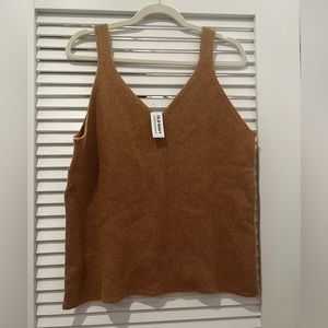 NWT Old Navy Sweater Tank Camel Brown XXL